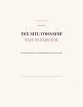 The Situationship Exit Interview | 41-Page Closure Workbook